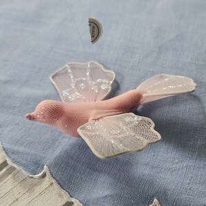Vintage Pastel Bird Ornaments for Craft Projects - Set of 7 Birds - New in Package