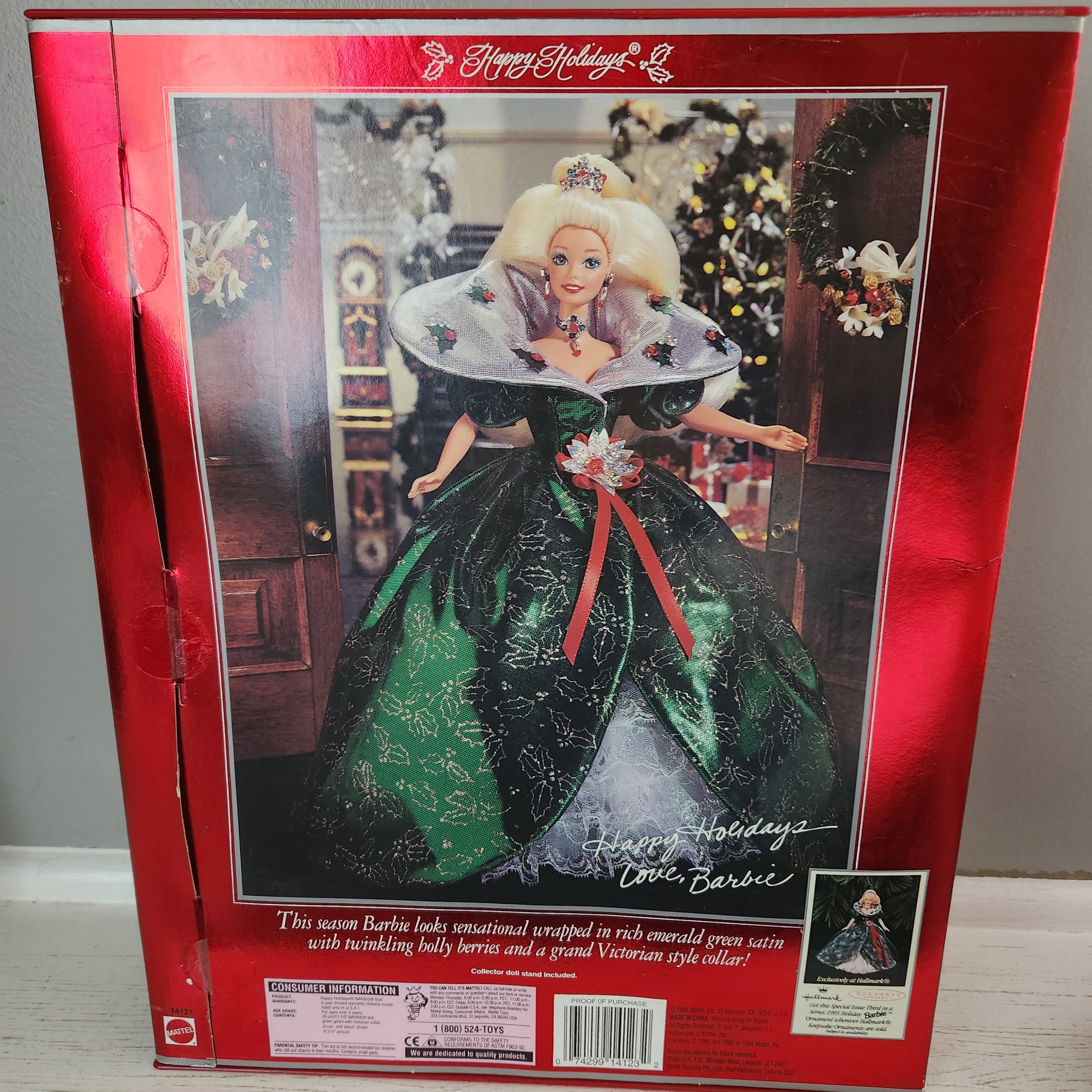 Special Edition 1995 Holiday Barbie in Green Dress -NIB - Beautiful Green  Holiday Dress - Etsy