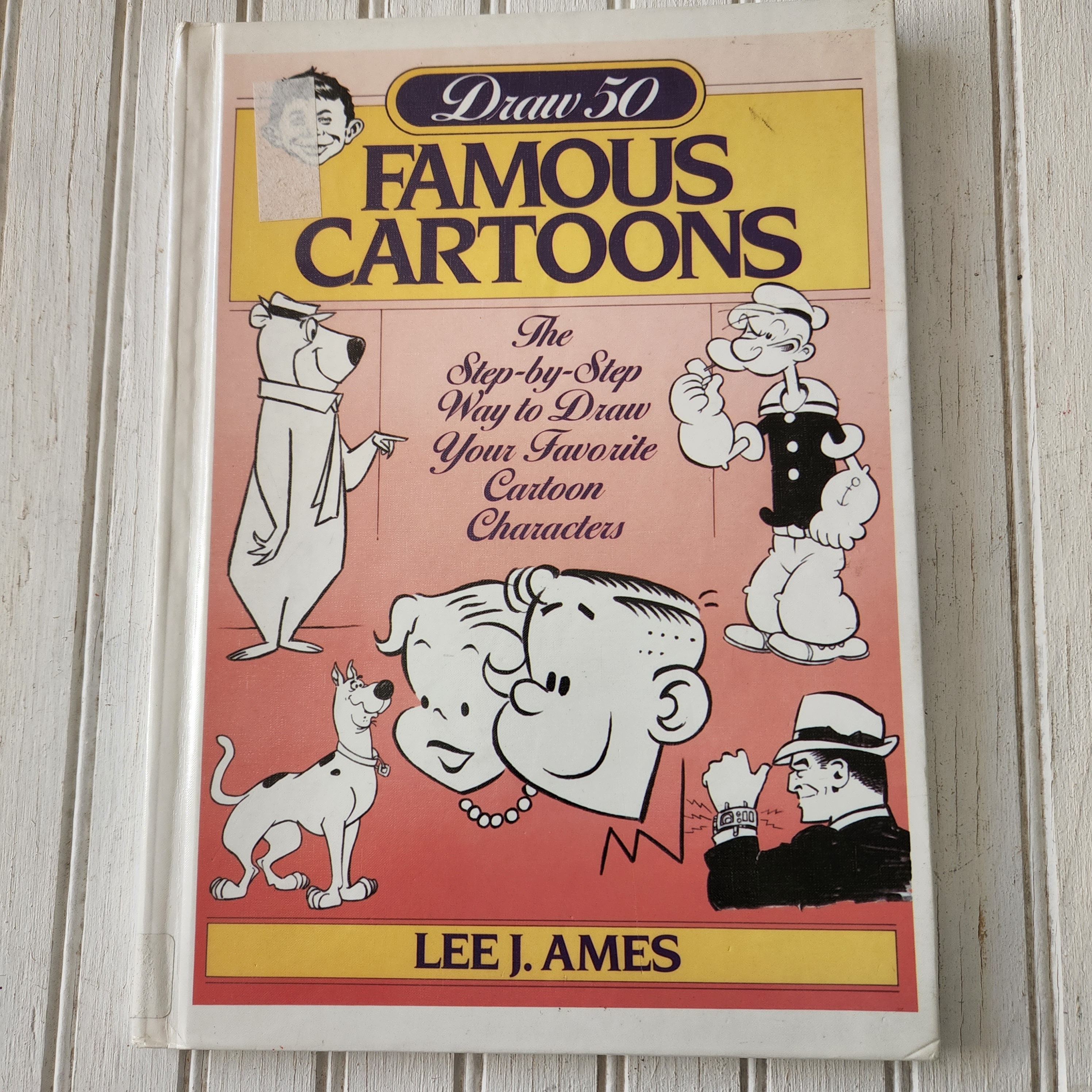 Draw 50 Famous Cartoons by Lee J. Ames Published 1979 - Etsy