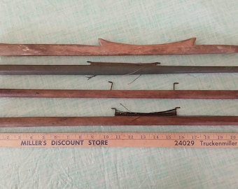 Vintage Handmade Ice-fishing Jigging Sticks (4)