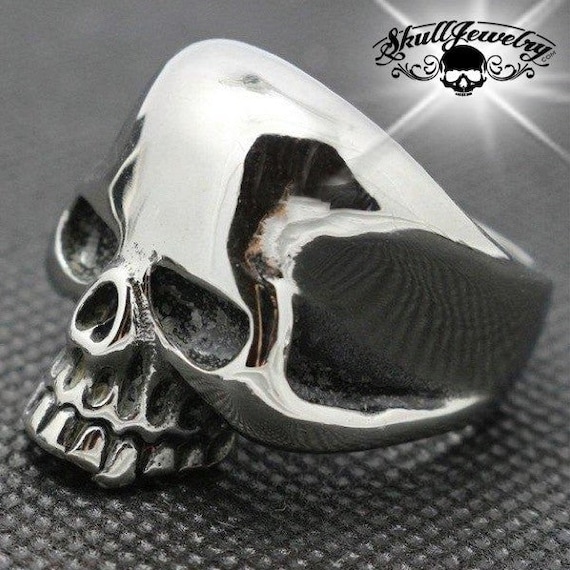 希少 入手困難 VINTAGE SKULL RING 20.5号 925 Skull Ring, Sterling Silver Skull Ring, Keith Richards Skull
