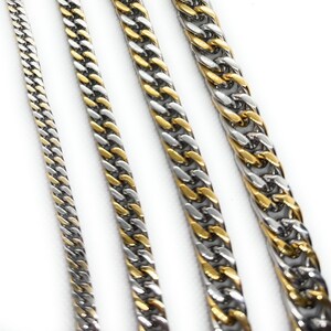 Two-Tone Necklace (4 thicknesses)