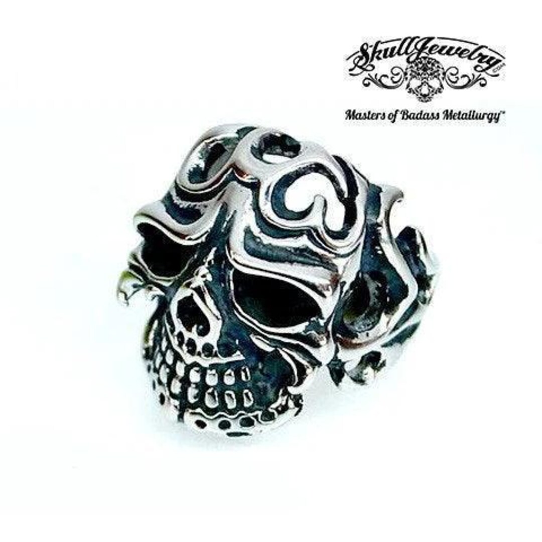 Cheeky Ringer Instrumen Cheeky Flamenco Stainless Skull Ring - (4646) - Etsy