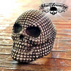 Hellraiser - Heavy-Duty Stainless Steel Skull Ring (#690)
