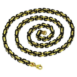 Black and Gold Necklace  c346