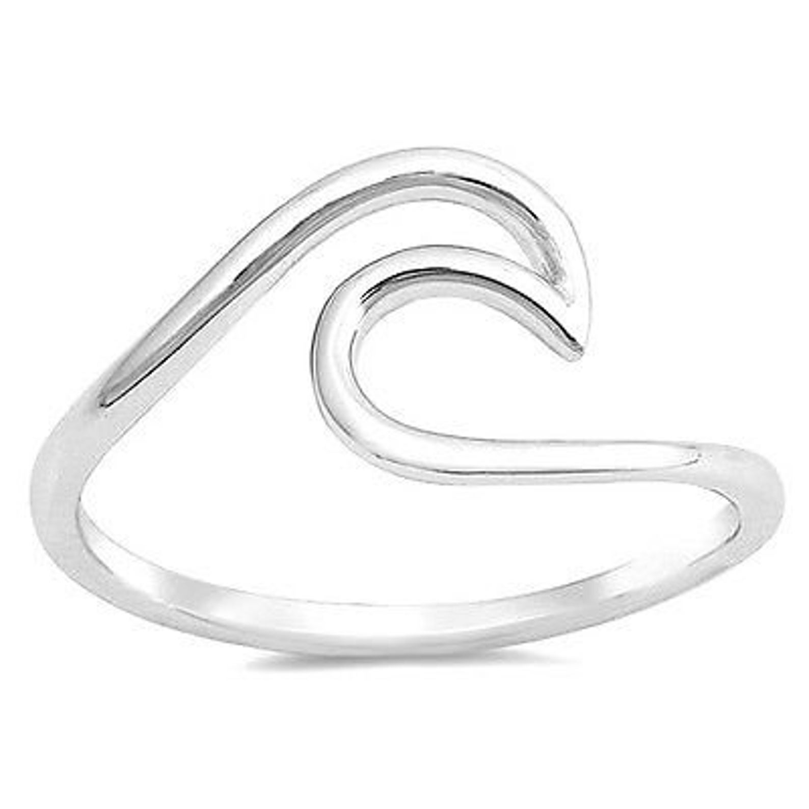 Wave Ring 925 Sterling Silver Silver Ring Wave Rings Etsy
