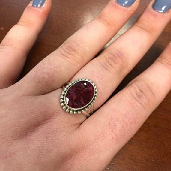 Ruby stone finger ring online