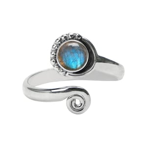 Gemstone Toe Ring For Women,  Toe Rings, Adjustable, 925 Sterling Silver, Band Toe Ring, Love Ring, Midi Ring, Foot toering, Foot Jewelry
