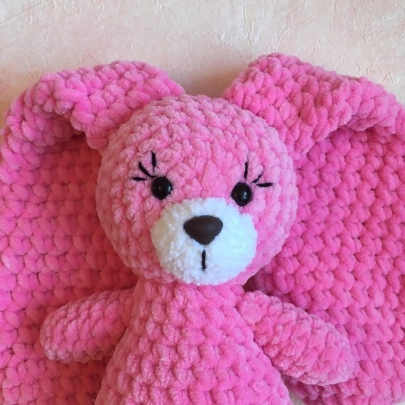 pink rabbit teddy
