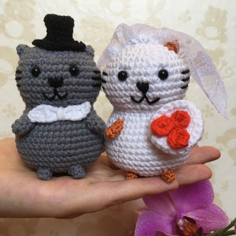 Wedding Cats toy bride and groom wedding gift dolls Etsy