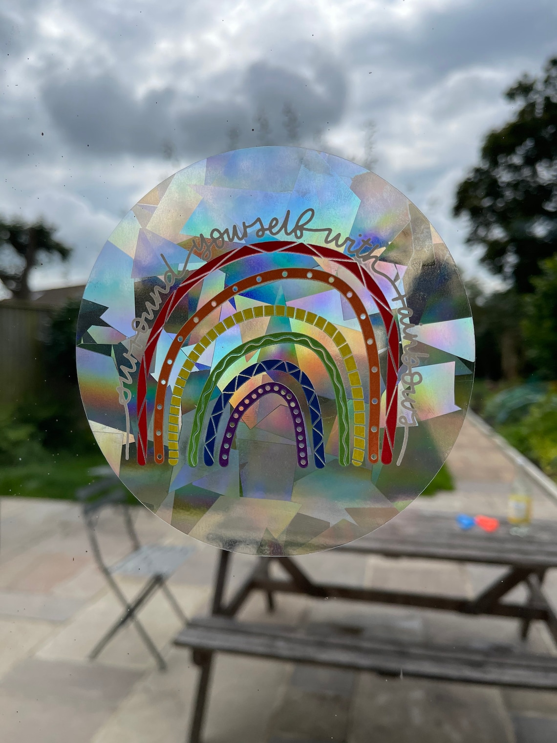 Rainbow maker suncatcher window decal sticker rainbow Etsy