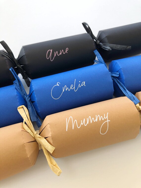 Pre-Order for 2020 Christmas Crackers, Personalised Crackers, Recyclable Crackers, Eco Friendly Cracker, DIY Crackers