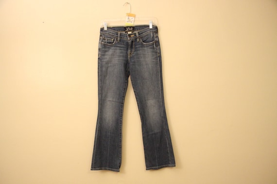 Vintage Lucky Brand Bootcut Denim Blue Jeans in Women's Size 0 / 25 With a  29 Inch Waist 