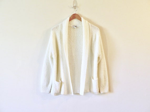 white cardigan size 20