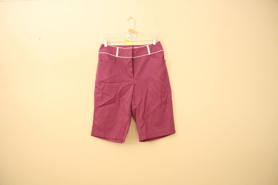 90s Era Vintage Purple Tail Mid Length Tennis Shorts in - Etsy