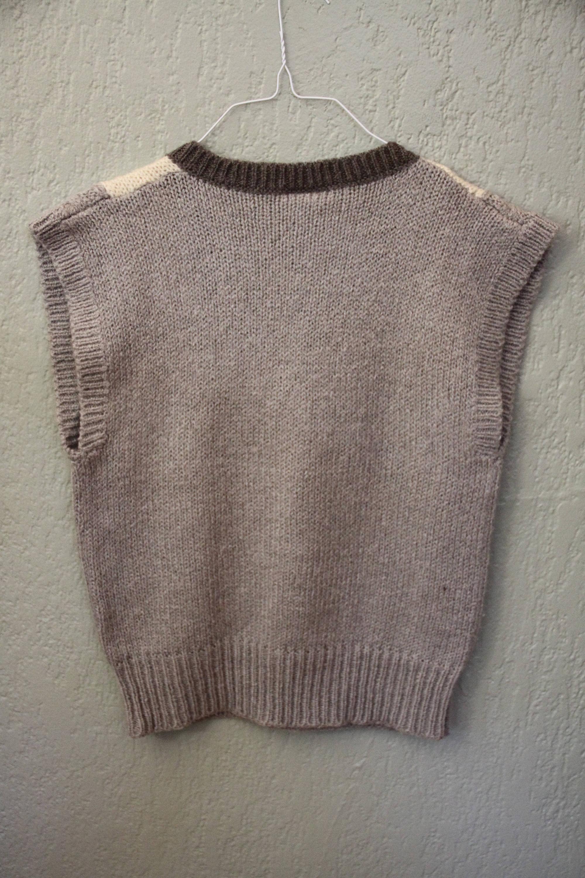 70s Era Vintage Wool Blend Sleeveless Sweater Top Vest in - Etsy