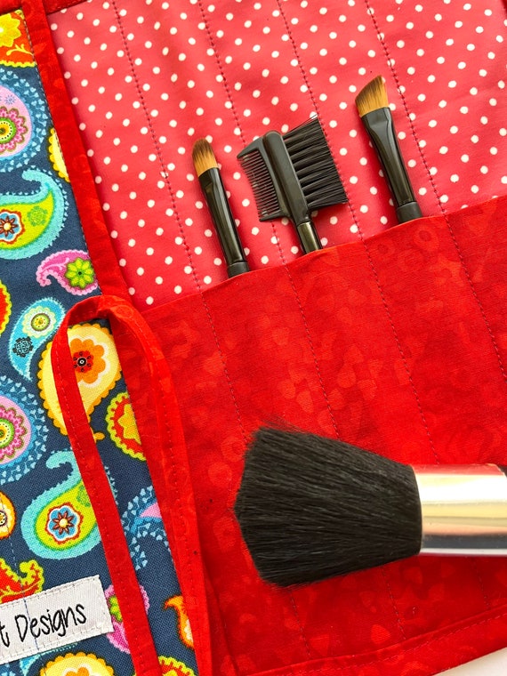 Make up Brush Roll up or Mat Paint Brush Roll Stylist Brush Etsy