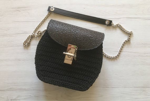 little black shoulder bag