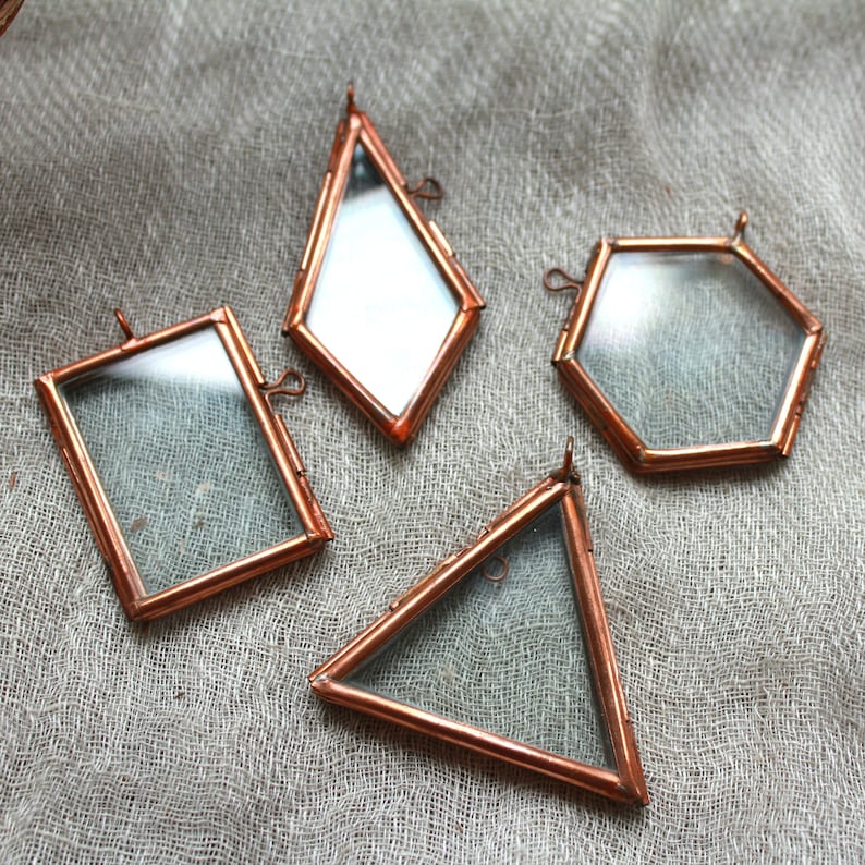 Terrarium frame terrarium necklace frame,Copper frame,preserved flower pendant necklace frame diy supply,terrarium supply,craft supplies
