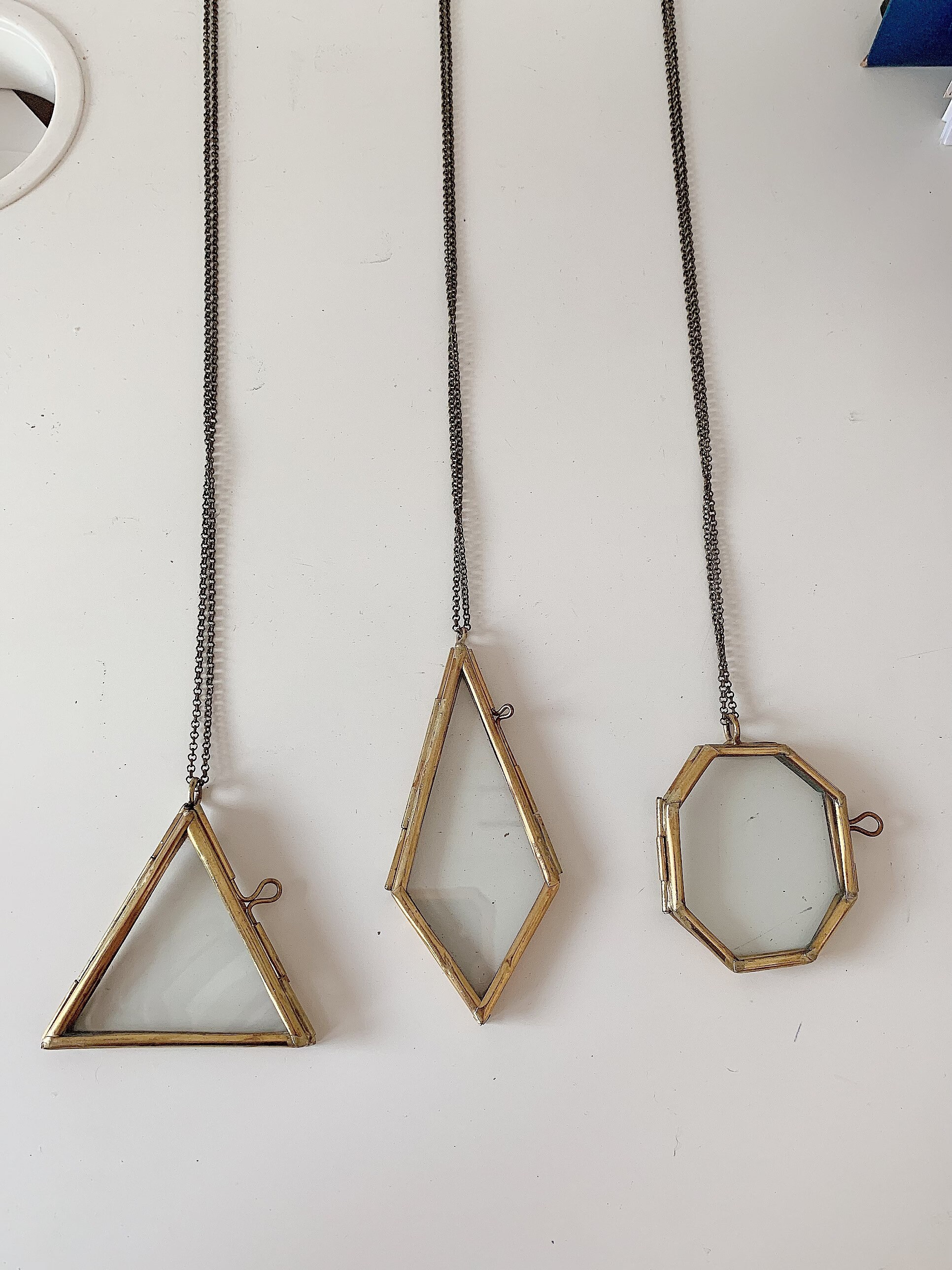 Terrarium Frame Hanging Ornament Pendant Photo Frame Cyrstal Etsy