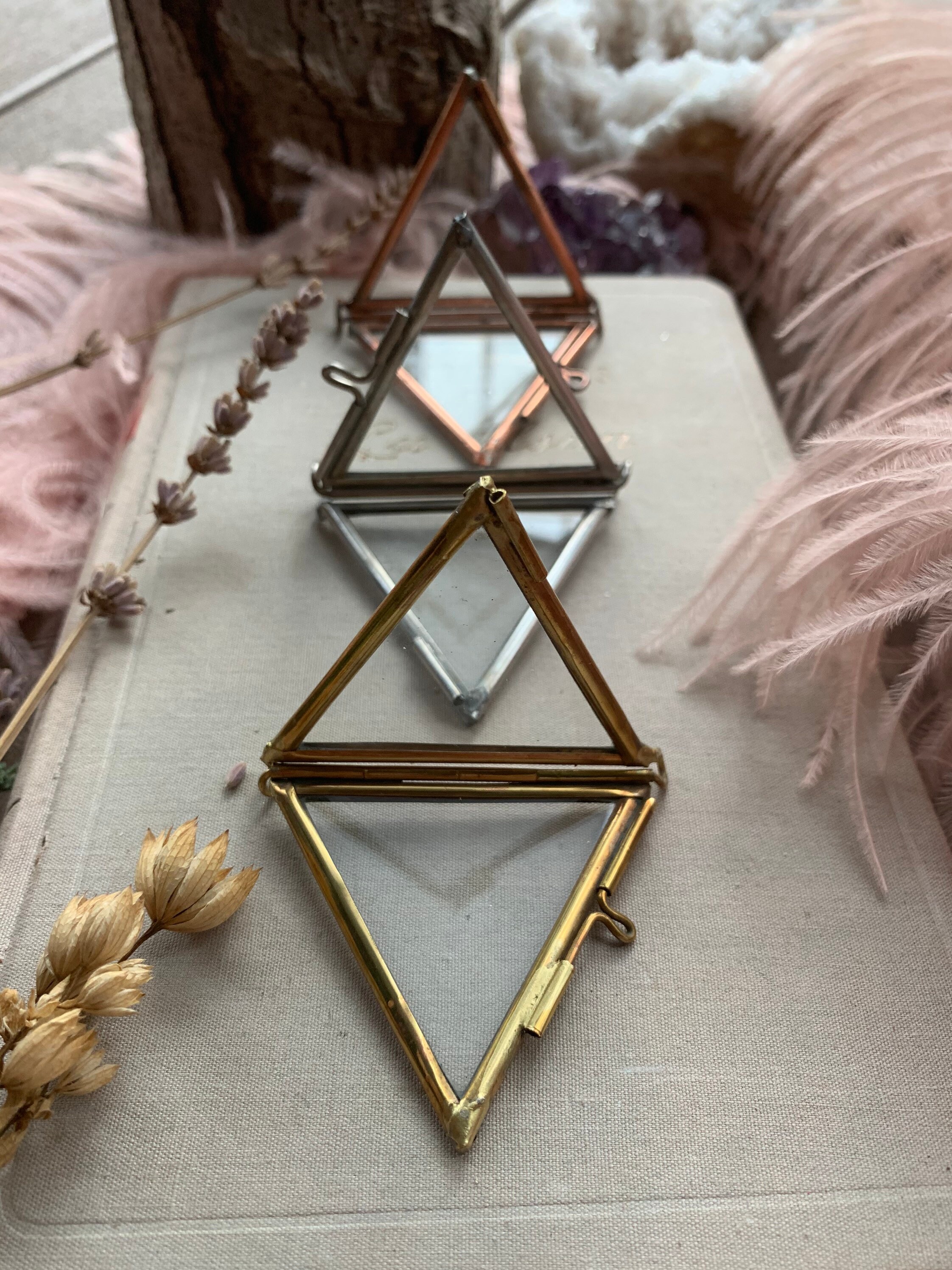 Terrarium Frame Hanging Ornament Pendant Photo Frame Cyrstal Etsy