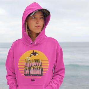 Wildwood, NJ "Groovy Icon" hooded sweatshirt immagine 1