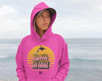 Wildwood, NJ "Groovy Icon" hooded sweatshirt