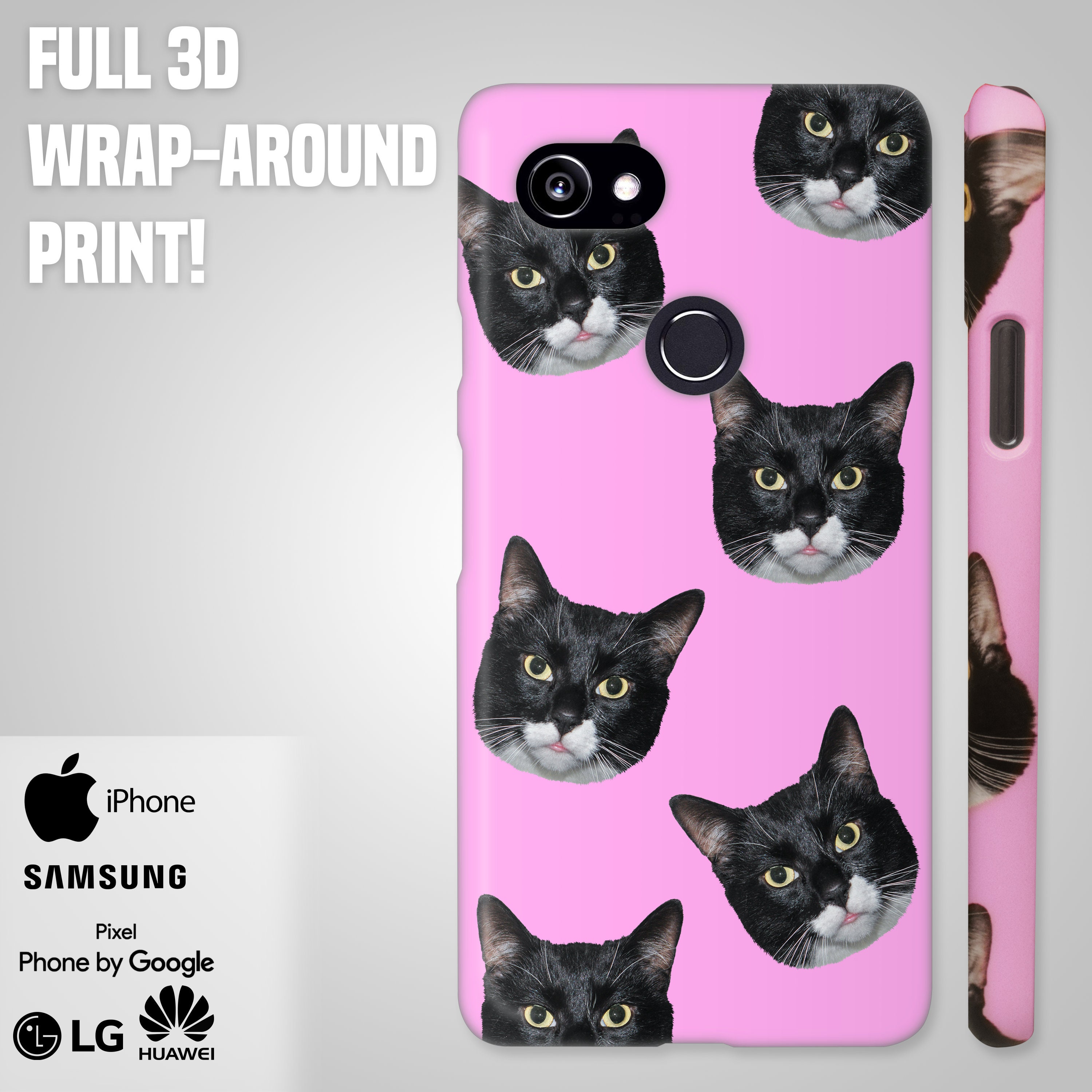 Custom Pet Phone Case Dog Cat Gift Photo Phone Case Etsy