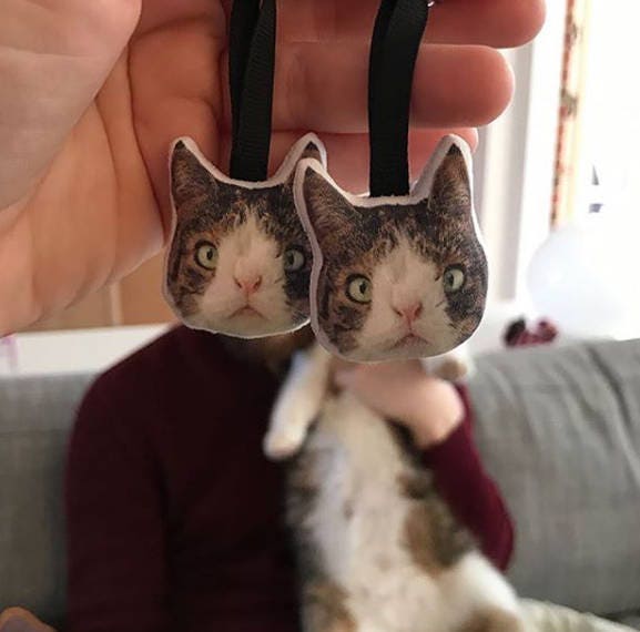 Custom Pet Head Keyring / Keychain - dog, cat, animal, photo, dog gifts, personalised dog keyring, personalised dog gifts, dog keyring, cute