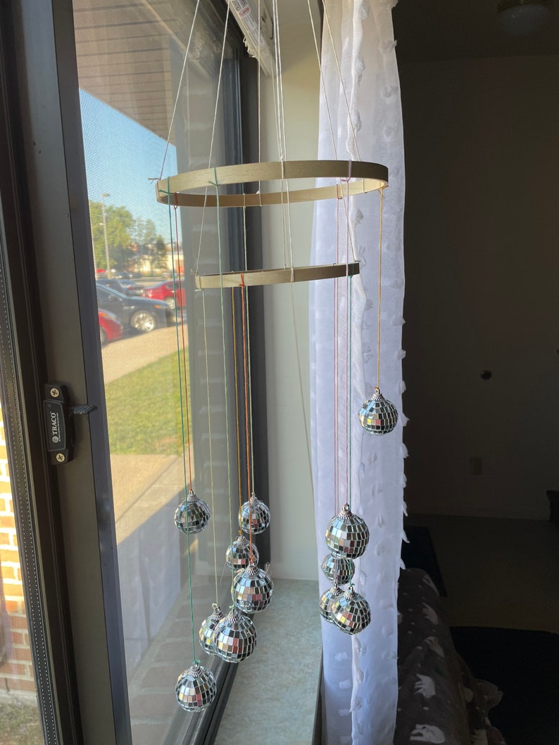 Disco Ball Chandelier Etsy