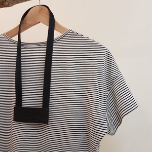 Black necklace, black oversized necklace, black geometric necklace, black statement necklace, black ooak necklace, free shipping necklace