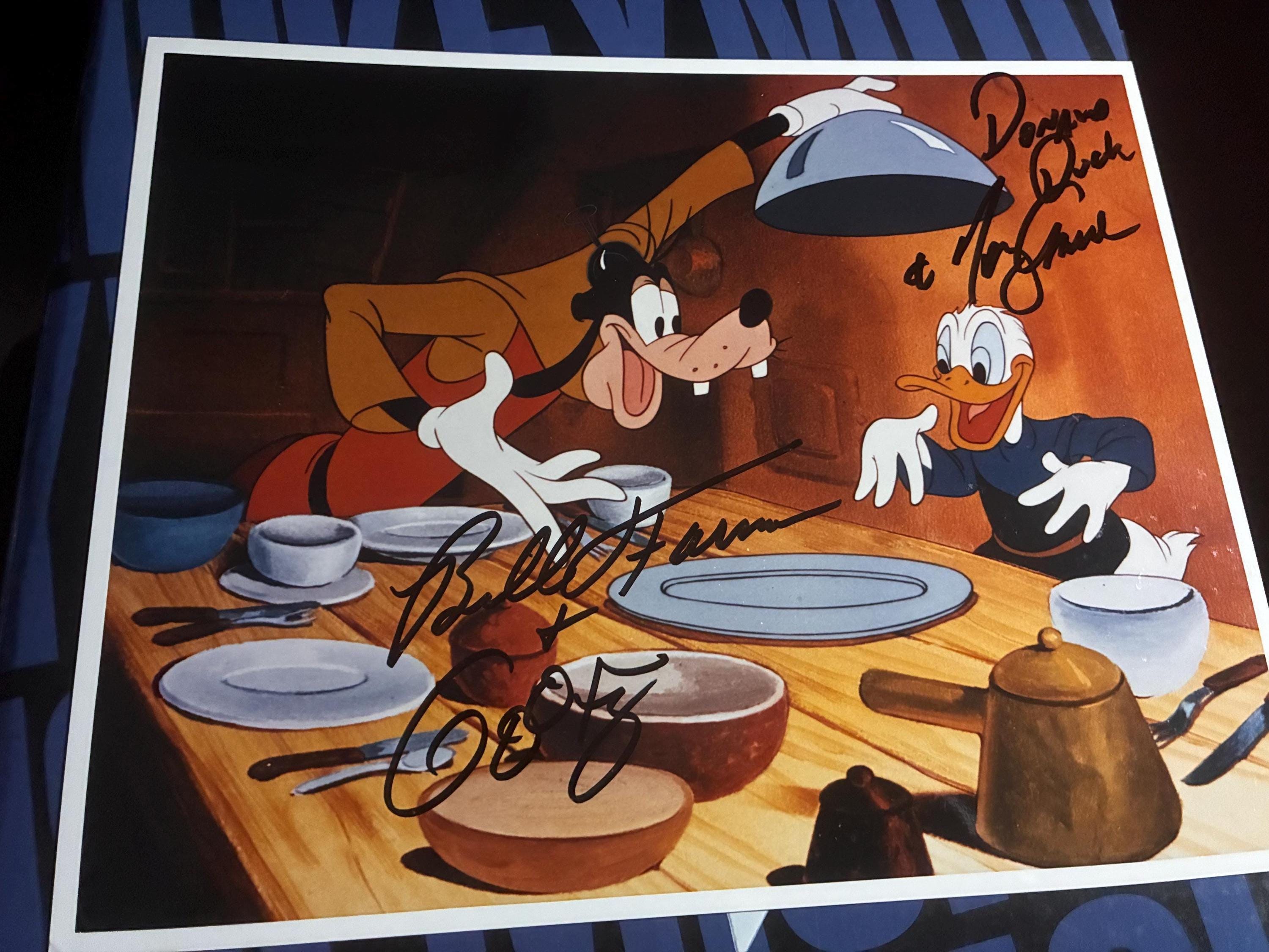 Goofy Autograph - Etsy