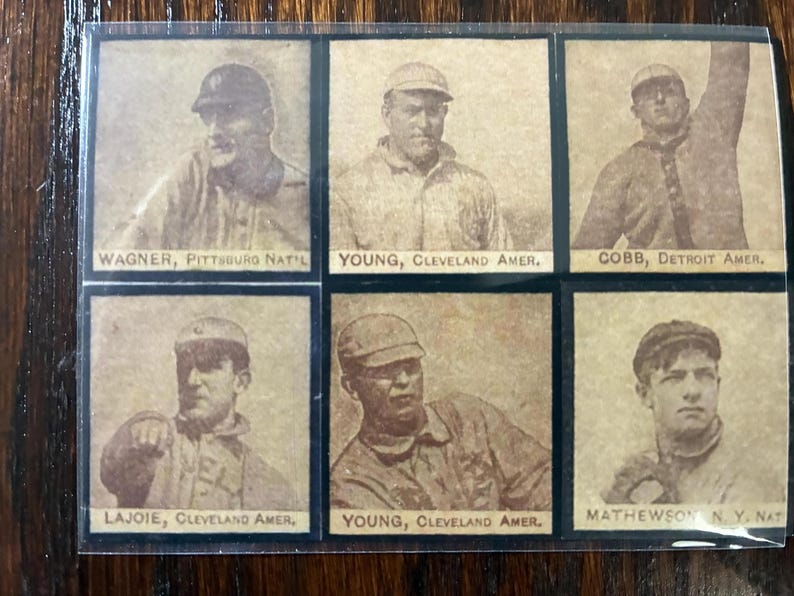 Reproduction of Vintage Baseball Players - Etsy