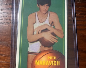 Pete Maravich Reprint Novelty Card