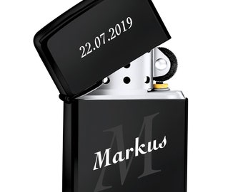 Lighter personalized with engraving|Personalized gifts for men|Gift for dad, boyfriend, brother|Birthday gift|Petrol lighter