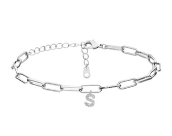 Women's bracelet I name bracelet I bracelet with letters made of high-quality stainless steel I partner bracelets personalized in silver or gold I