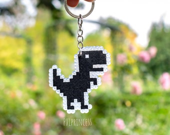 T-rex Run Pixel Art Magnet Offline Dino 8 Bit Chrome 