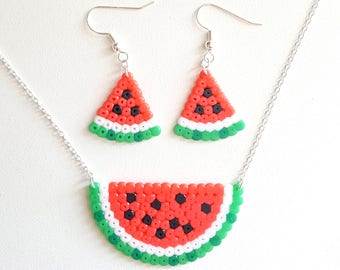 Hama bead jewelry | Etsy