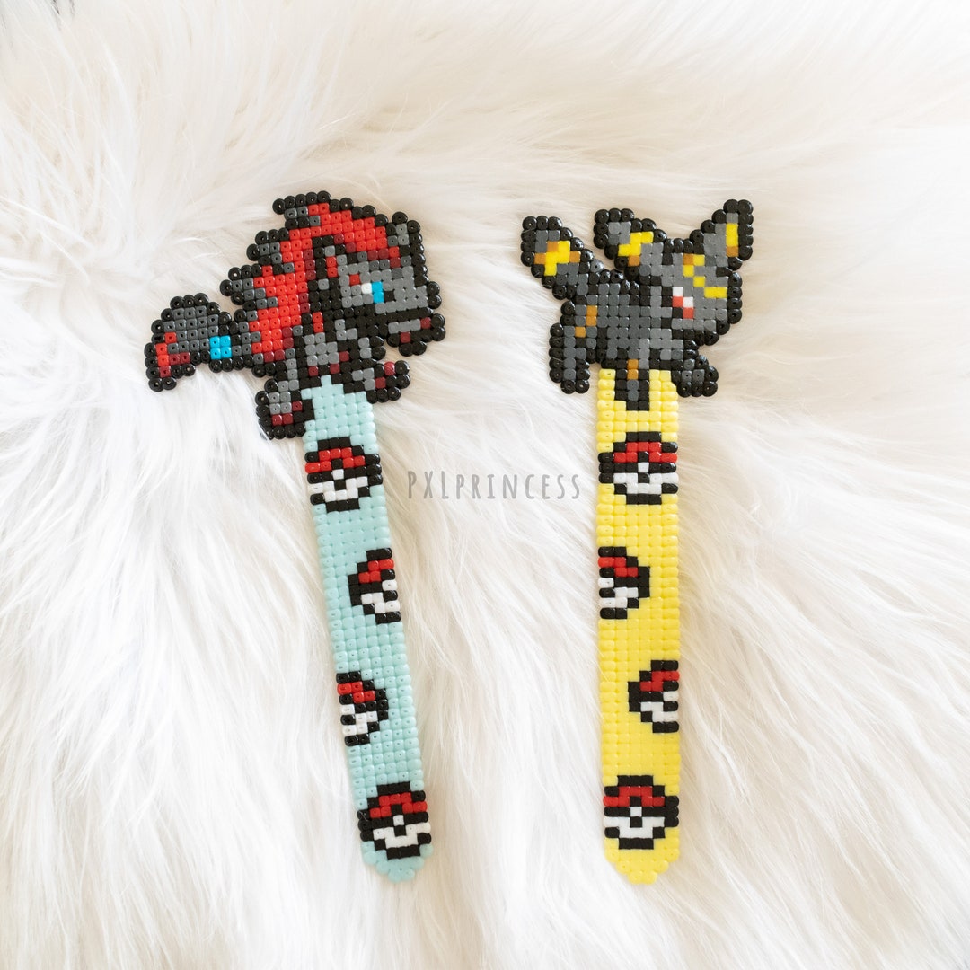 Zoroark Umbreon Bookmark Pixel Art Bookmark Hama Perler Beads