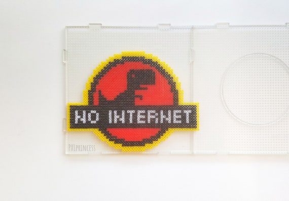 Cute Melty Beads Dinosaur Perler Dinosaur Pizza Magnet Hama Perler