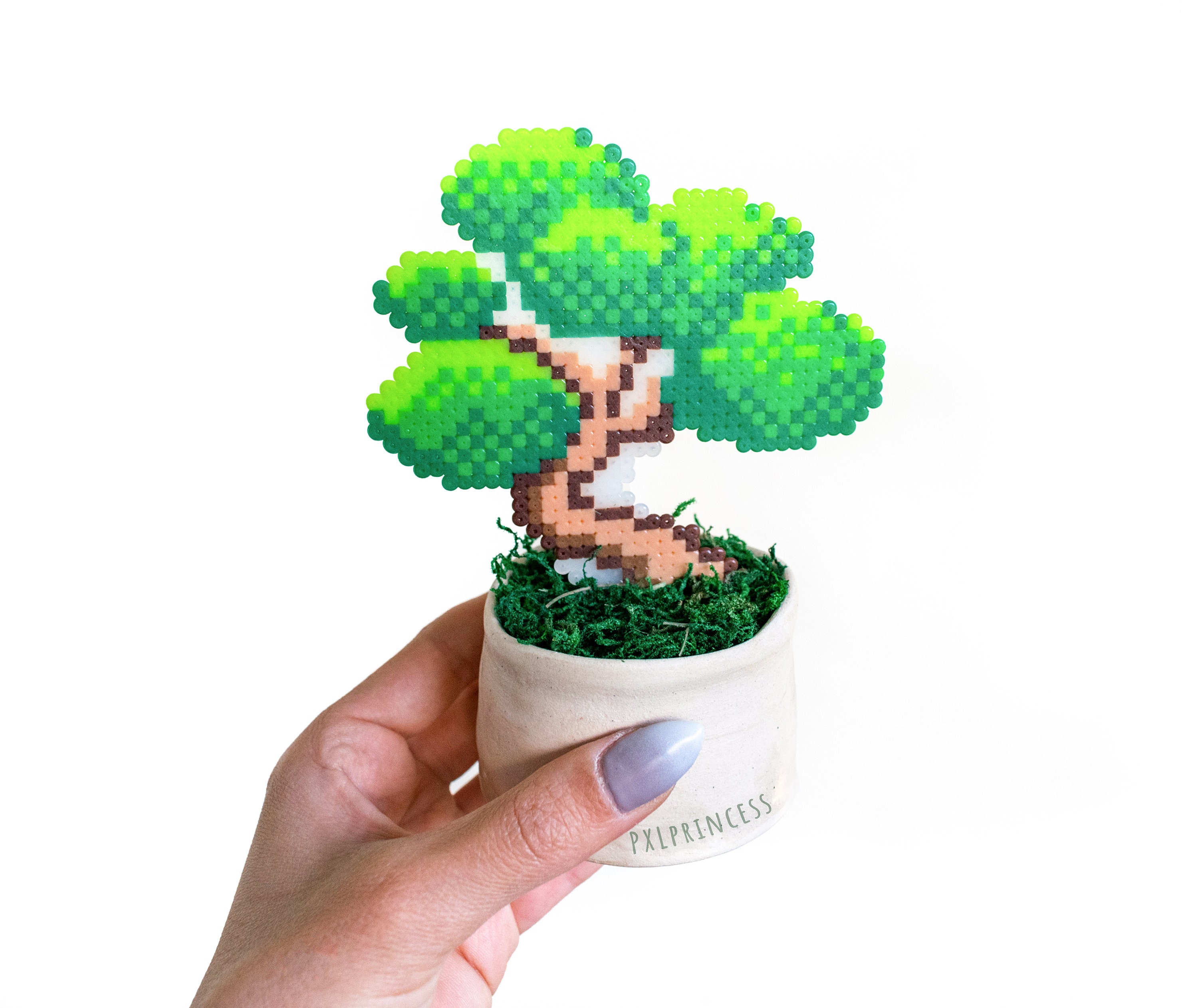 Bonsai Baum Pixel Pflanze in einem Topf künstliche Pflanze | Etsy