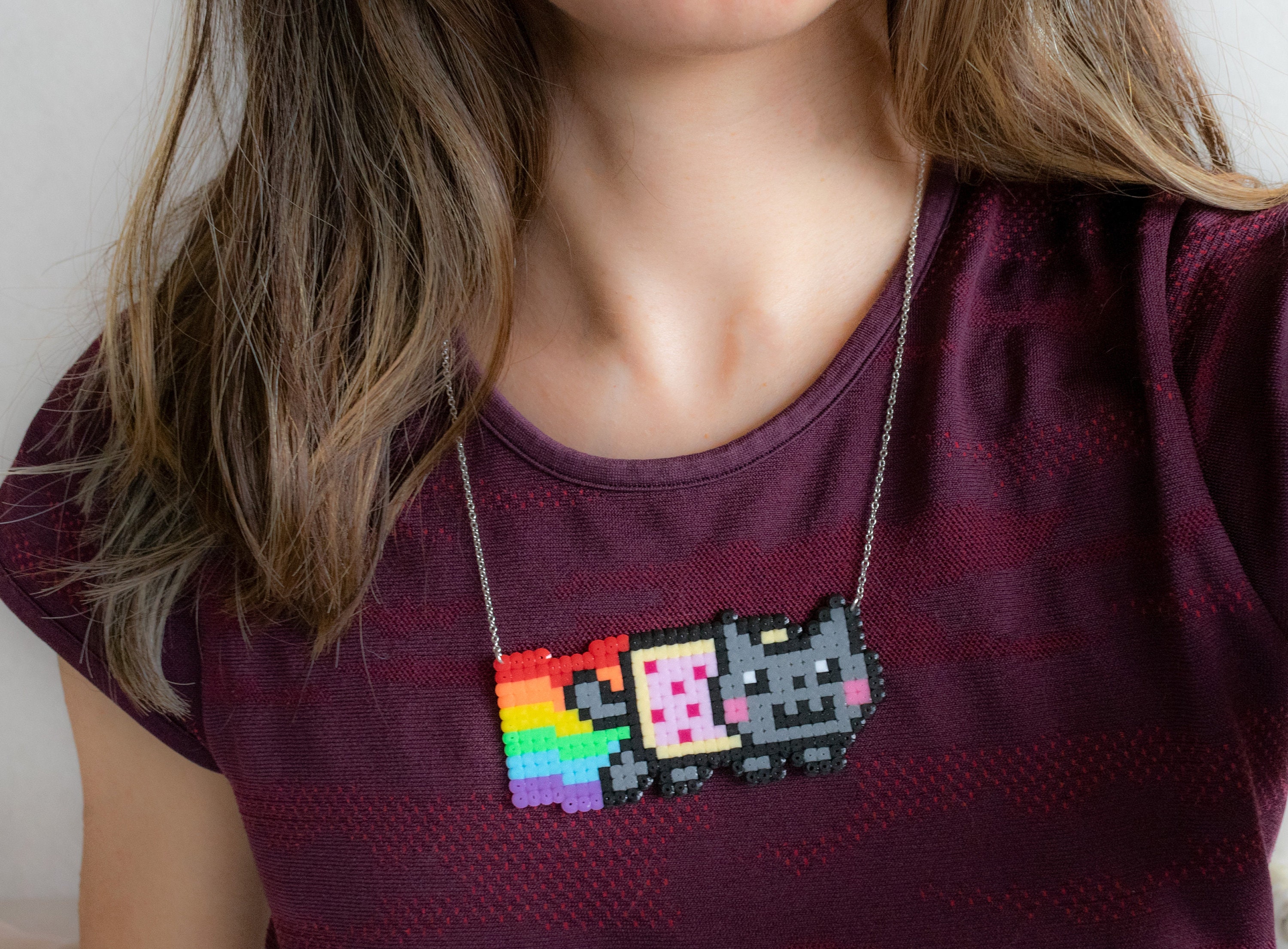 Ruthie Charm Necklace by Pixelated
