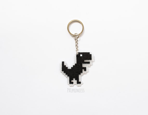 Chrome dino pixel art