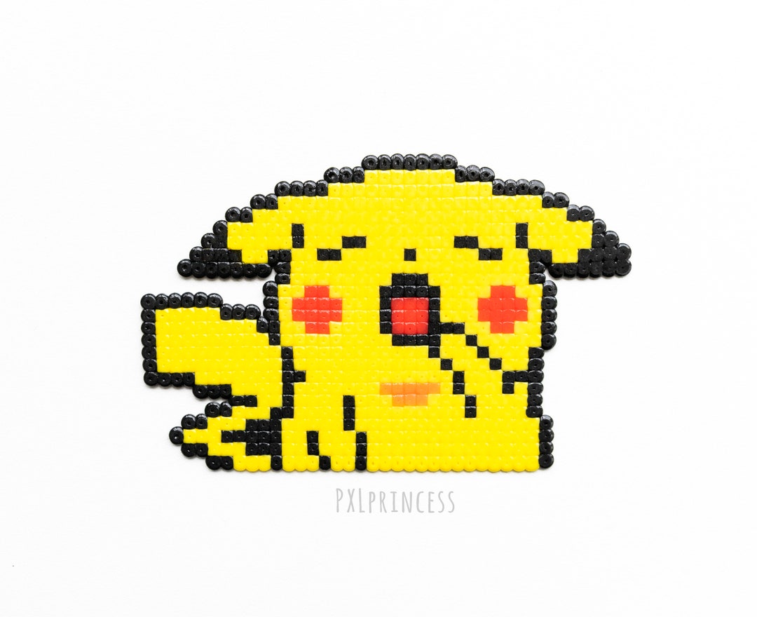 Sleepy Pikachu Pixel Art Im n Hama Perler Cuentas Pikachu Pokemon sleepy-pikachu-pixel-art-im-n-hama-perler-cuentas-pikachu-pokemon