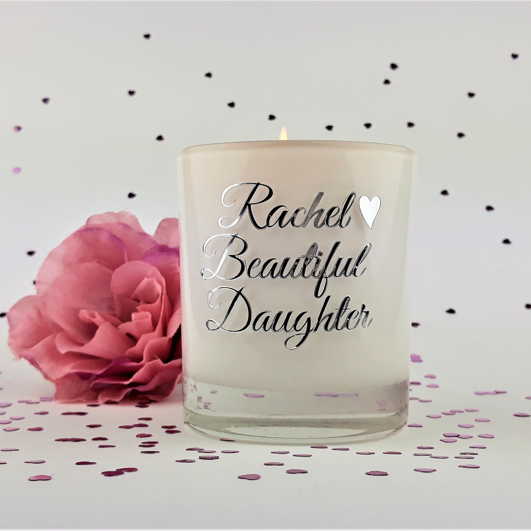 Personalised daughter candleDaughter gift Daughter candle Etsy