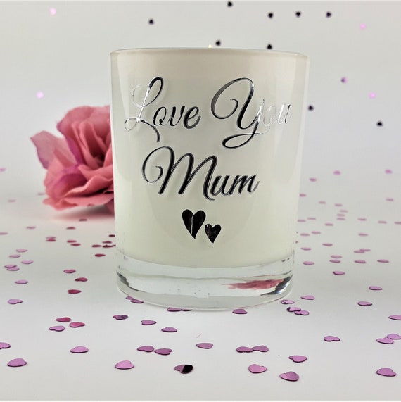 personalised mum candle