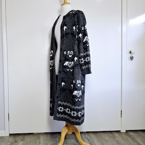 Vintage 1970&#39;s Long Cardi Sweater Coat