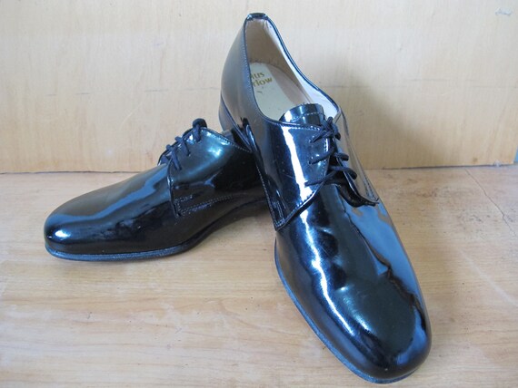 mens shiny black dress shoes