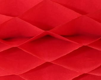 6-pack Red Honeycomb Paper Popup Craft Pad (7 inches X 9 inches each)