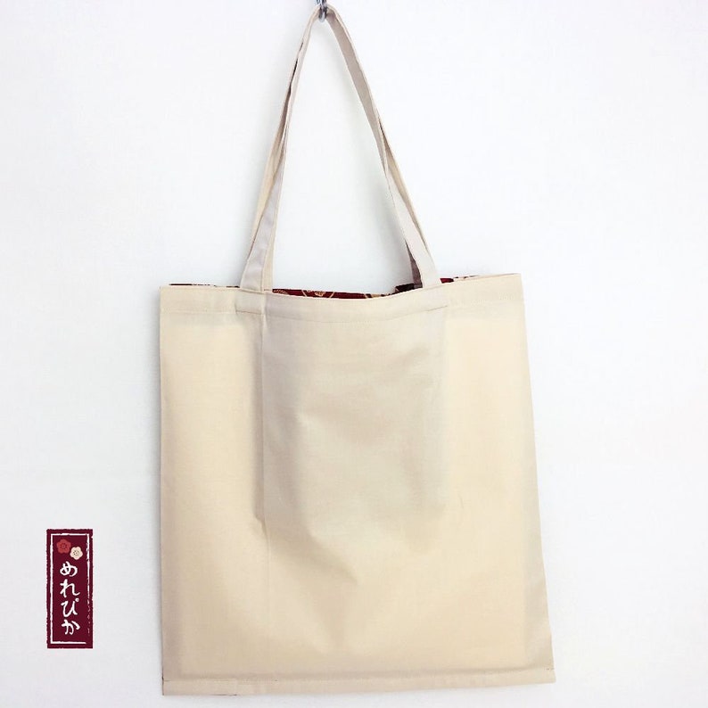 Free Shipping Eco Folding Shopping Bags Japanese style fabrics Cotton Family Crest Brick Red Compact Travel Bags Handbags ES0001-06-RE